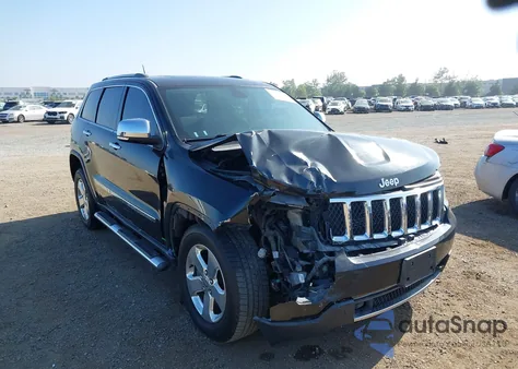 2013 Jeep Grand Cherokee Overland z USA, uszkodzony, nr VIN 1C4RJFCT4DC543899